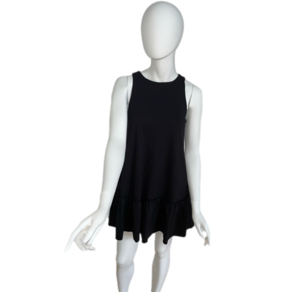Banana Republic Black Minidress dress sleeveless drop waist 0 Petite NWT